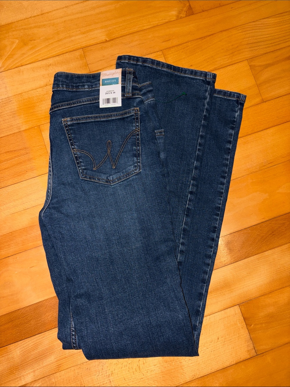 Wrangler Women's Deep Blue Bootcut Jeans